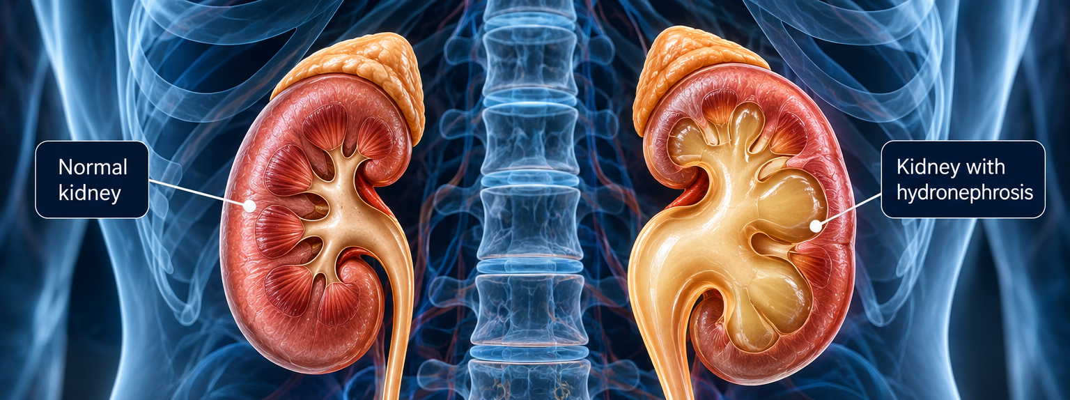 When Hydronephrosis Becomes Dangerous: Protecting the Kidney Before Function Is Lost